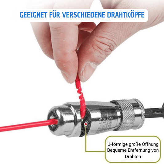 WiringPro™ – Pelacables y conector trenzador de alambres