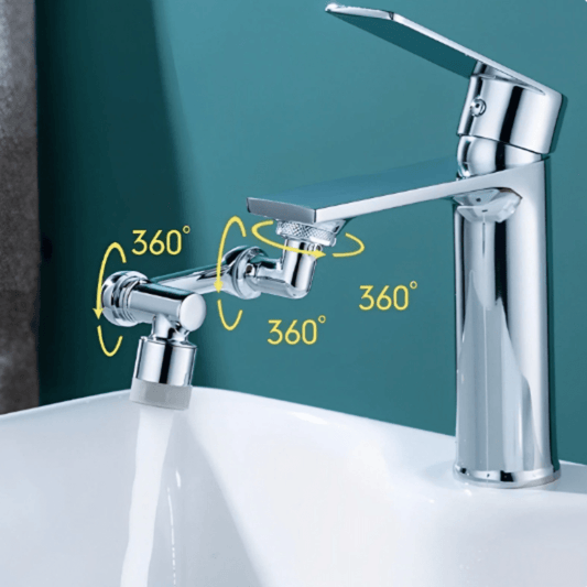 FlexiFlow™ – Extensión de grifo universal giratoria 1080°