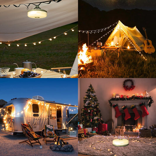GlowMate™ 4 en 1 – Lámpara de camping multifunción