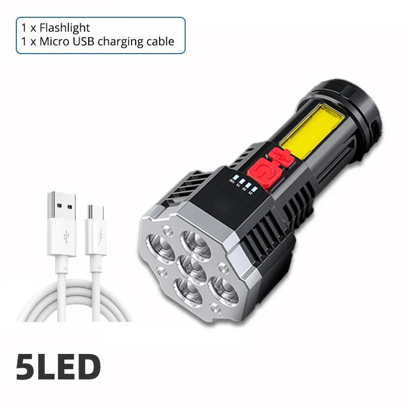 Wiederaufladbare LED - Taschenlampe - Klarwen