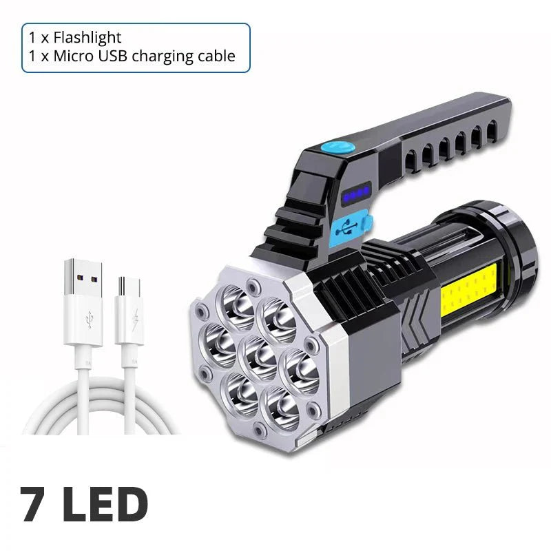 Wiederaufladbare LED - Taschenlampe - Klarwen